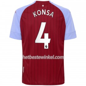 Aston Villa Ezri Konsa 4 Voetbalshirts Thuis 2020/21